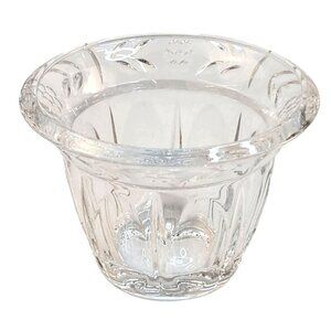 Mikasa Crystal Celebrations Small Bowl, Crystal Bowl/Candle Holder, Celebrations